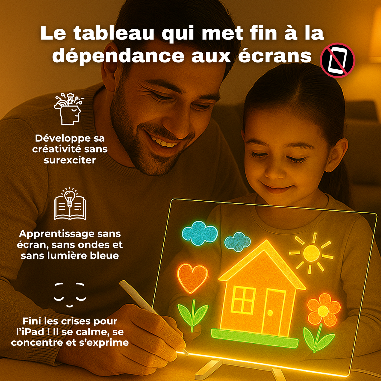Doodly - Le tableau magique qui remplace les écrans !