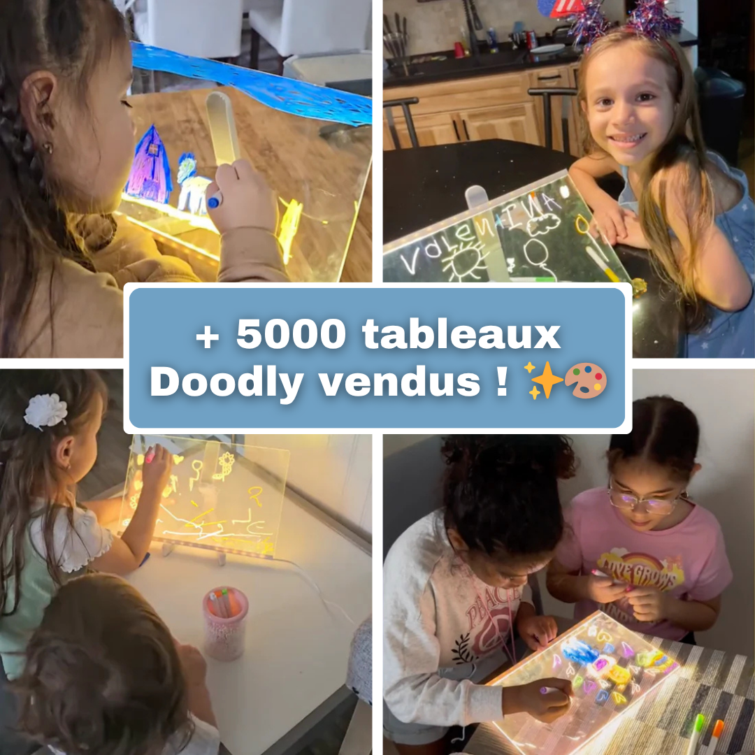 Doodly - Le tableau magique qui remplace les écrans !
