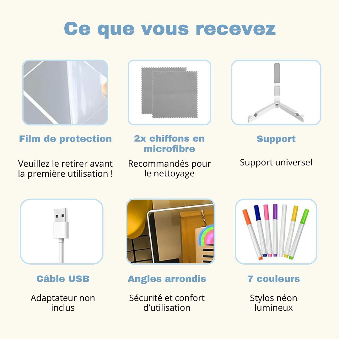 Doodly - Le tableau magique qui remplace les écrans !