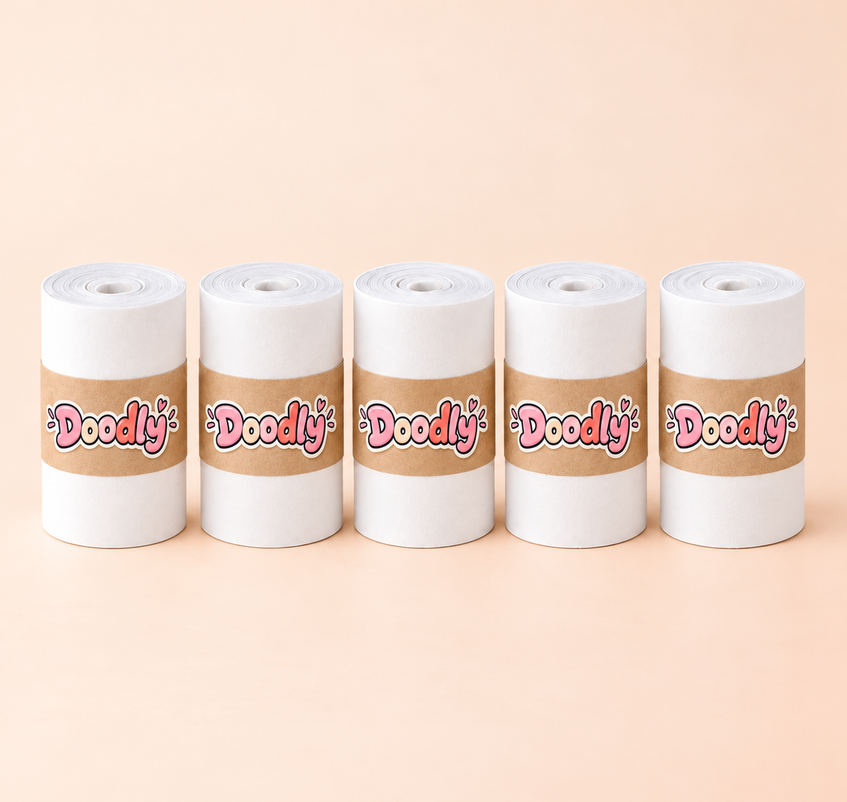 Recharge 5 rouleaux de stickers
