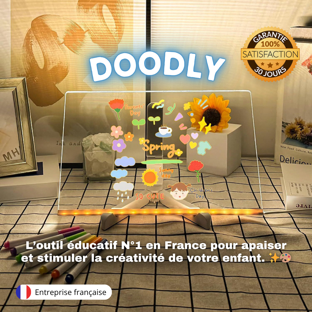 Doodly - Le tableau magique qui remplace les écrans !