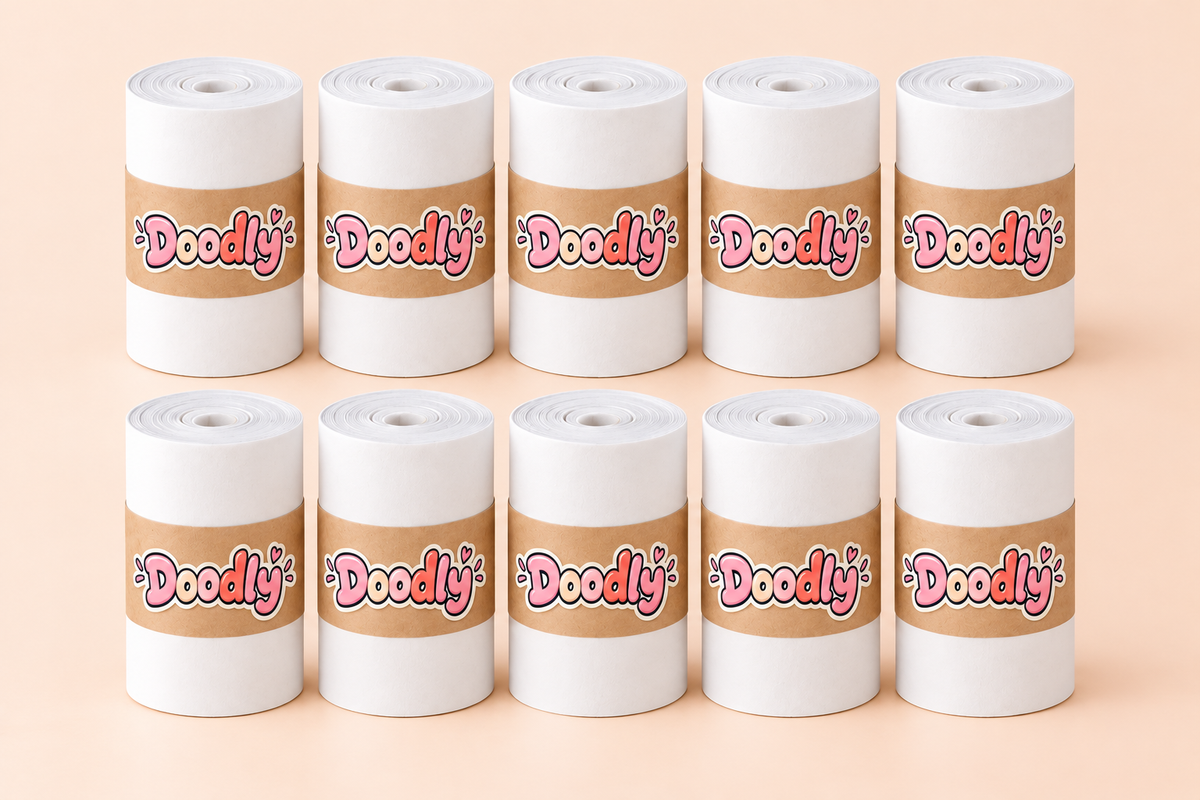 Recharge 5 rouleaux de stickers