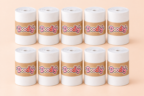Recharge 5 rouleaux de stickers